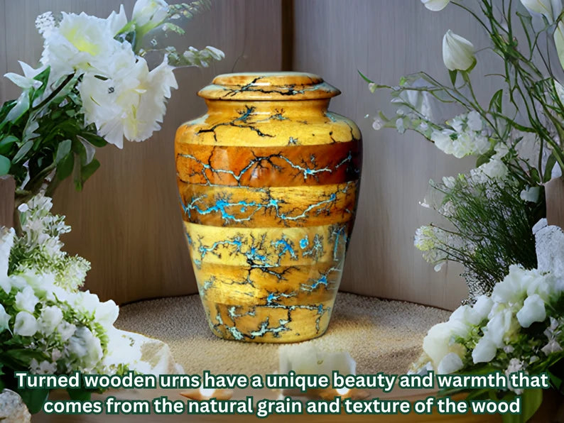 Best Urn for Human ashes Large wooden urn for cremation Adult urn box for Ashes Personalized Wooden urn Burial urn for Funeral wood box